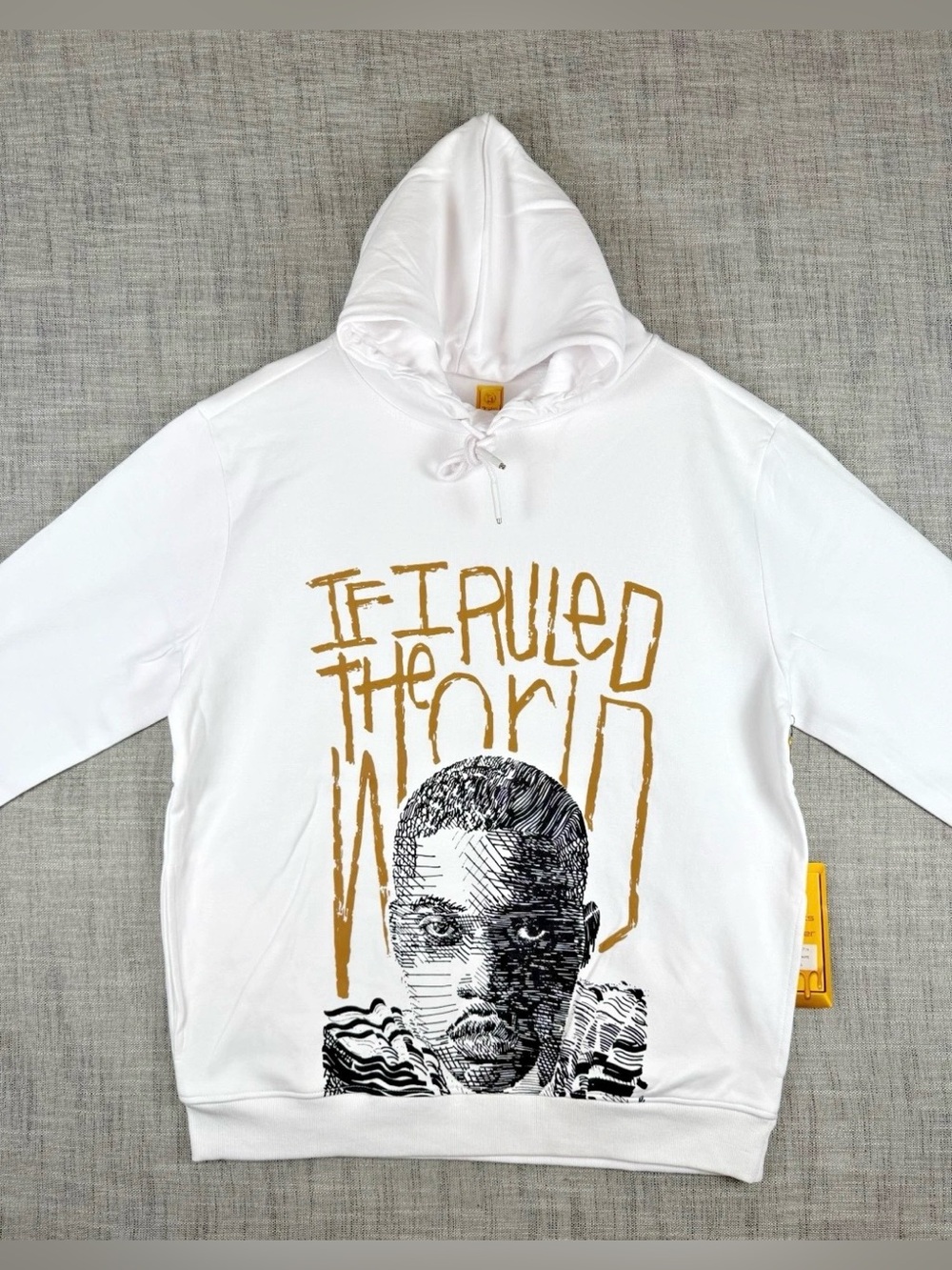 Brand New Bricks & Butter Men’s Large Nas If I Ruled The World White Hoodie